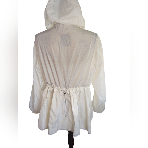 Moncler Nancy Women's Cream Hooded Jacket - Picture 2 of 10